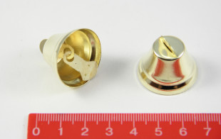 Металлические колокольчики 26 ммn под золото