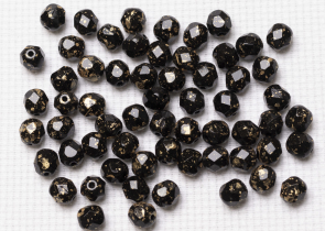 Бусины полированные круглые 6мм 25г (90 штук) 23980/94401 