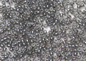 Бисер Япония круглый 11/0 10г 1820 серый радужный, окрашенный изнутри